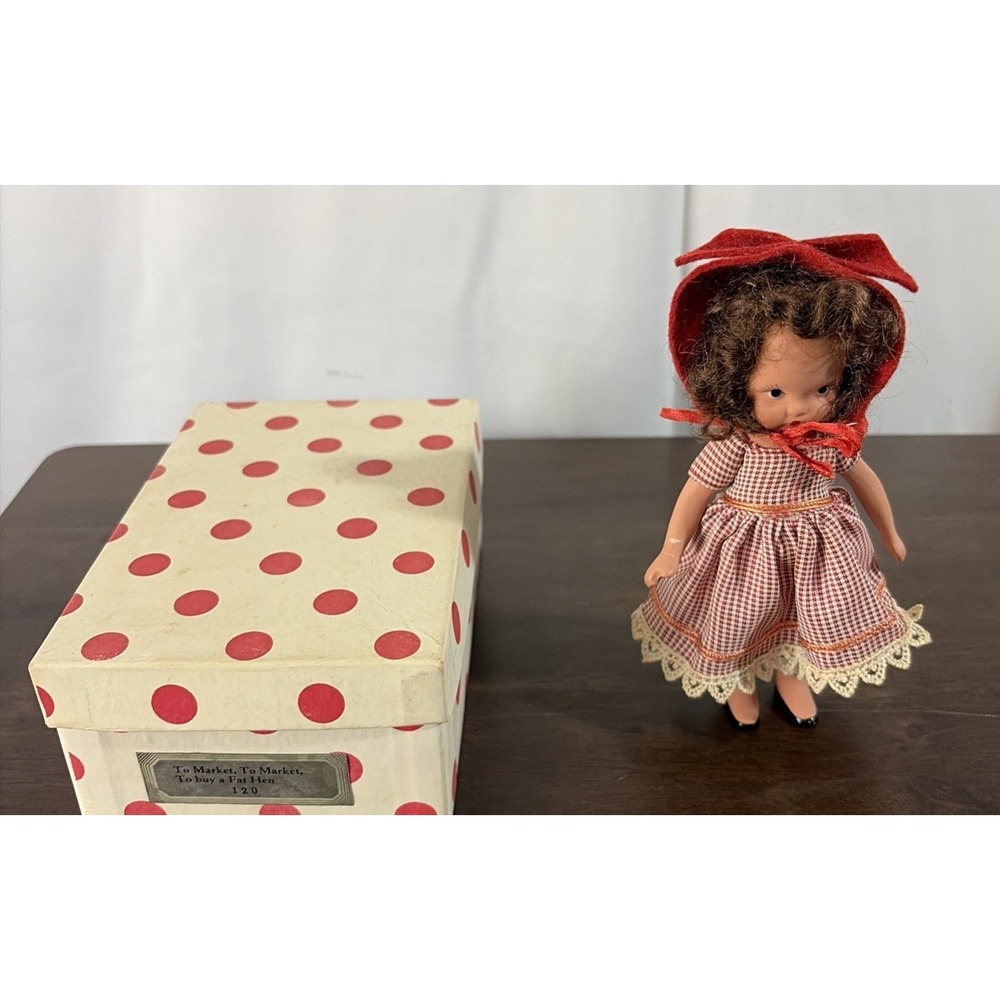 Nancy Ann Storybook Dolls ~ #120 To Market, to Market Frozen Leg Doll